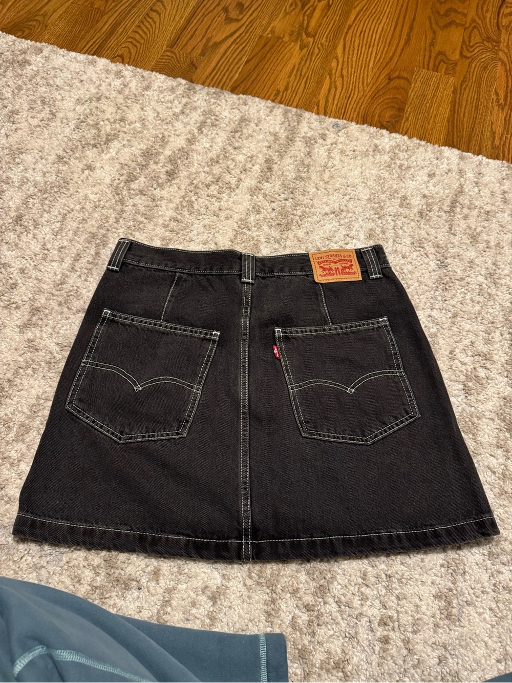 Levi’s Black Denim Mini Skirt